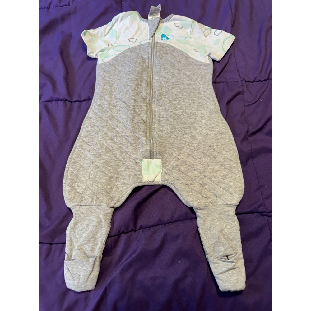 Love To Dream Sleep Suit 1.0 TOG Gray Cloud Quilted Sleep Sack 6-12 Months